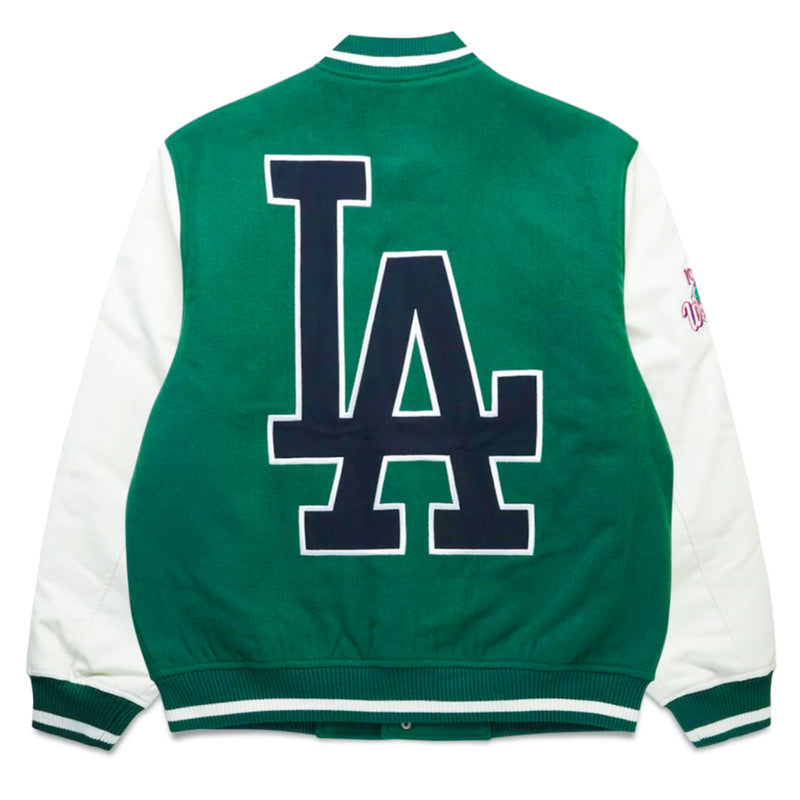 Los Angeles Dodgers World Series Bomber Jacket MLB by Majestic - new