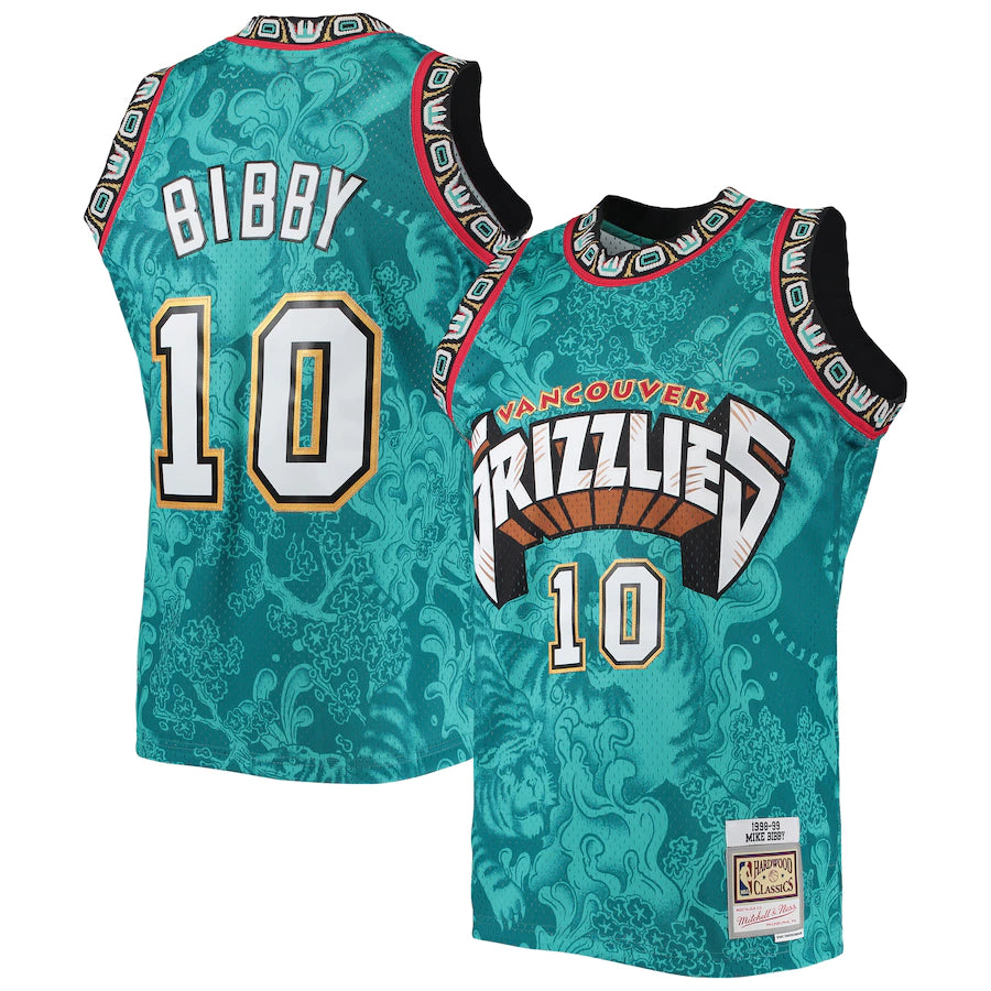 Vancouver Grizzlies Mike Bibby 1998-99 NBA Hardwood Classics Swingman Jersey by Mitchell Ness