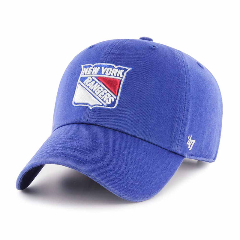 New York Rangers CLEAN UP Strap Back Cap Royal NHL By '47 Brand - new