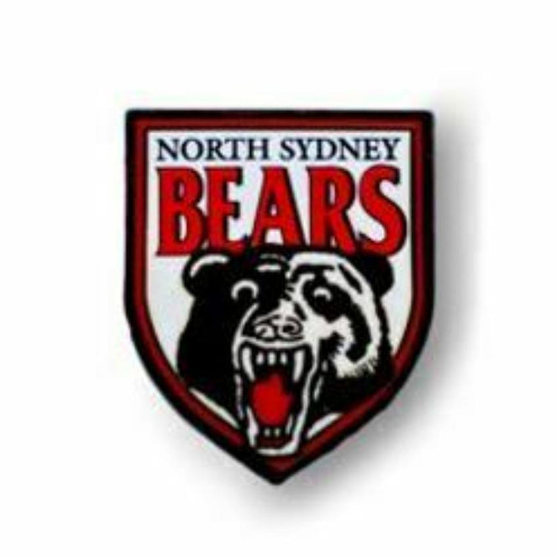 North Sydney Bears NRL Heritage Team Metal Logo Pin Badge - new