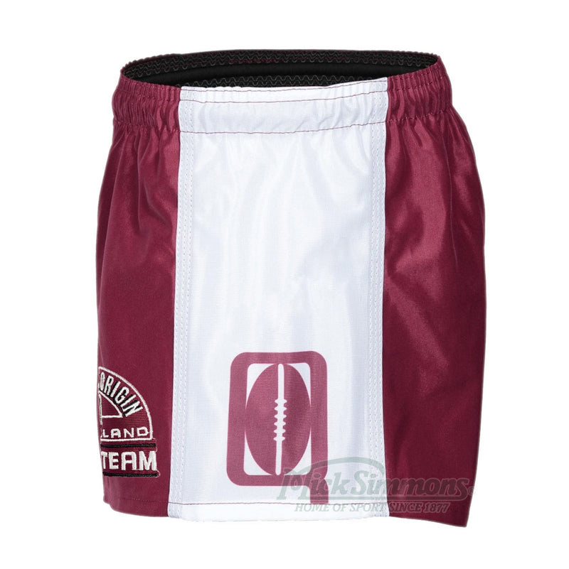 Queensland Maroons Men's State of Origin NRL Hero Rugby League Footy Shorts With Logo - new