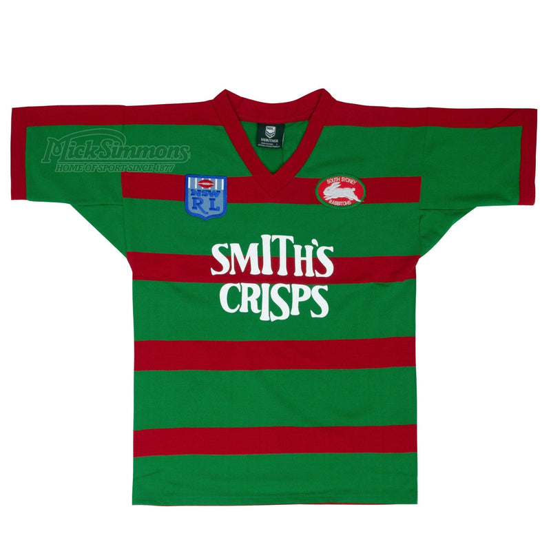 South Sydney Rabbitohs 1989 NRL Vintage Retro Heritage Rugby League Jersey Guernsey - new