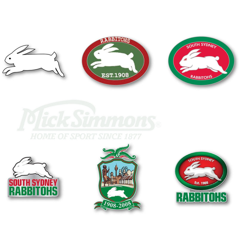 South Sydney Rabbitohs NRL Evolution Series Collection Set Team Metal Logo Pin Badge - new