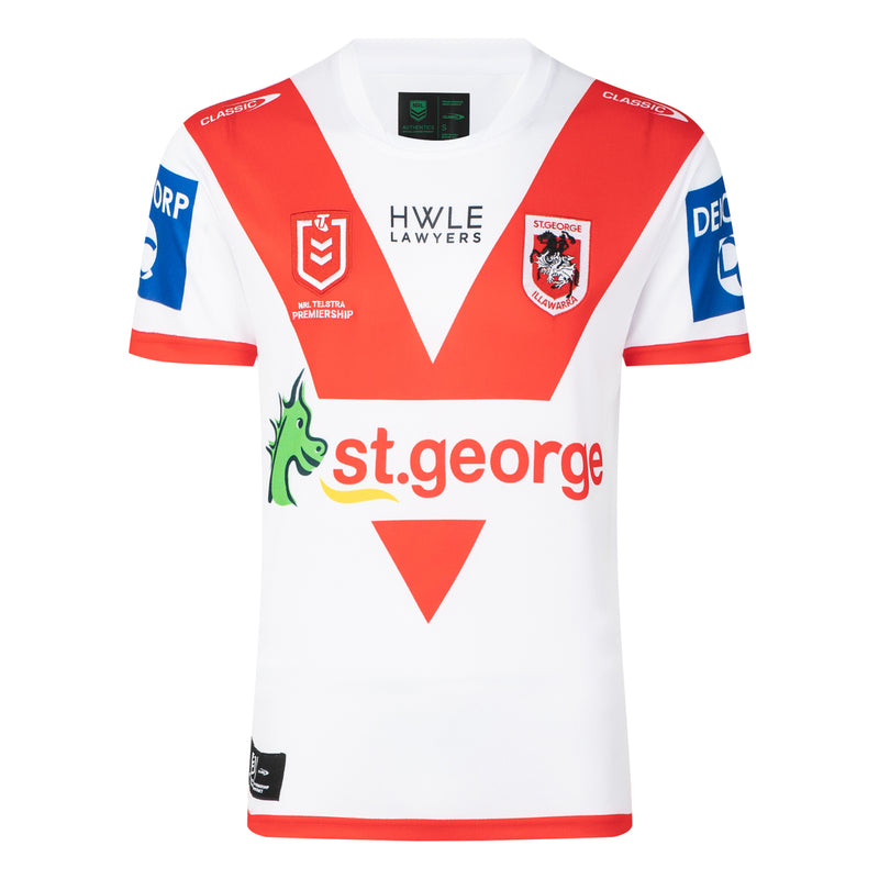 St George Illawarra Dragons 2023 Men's Home Jersey NRL Rugby League by Classic - new