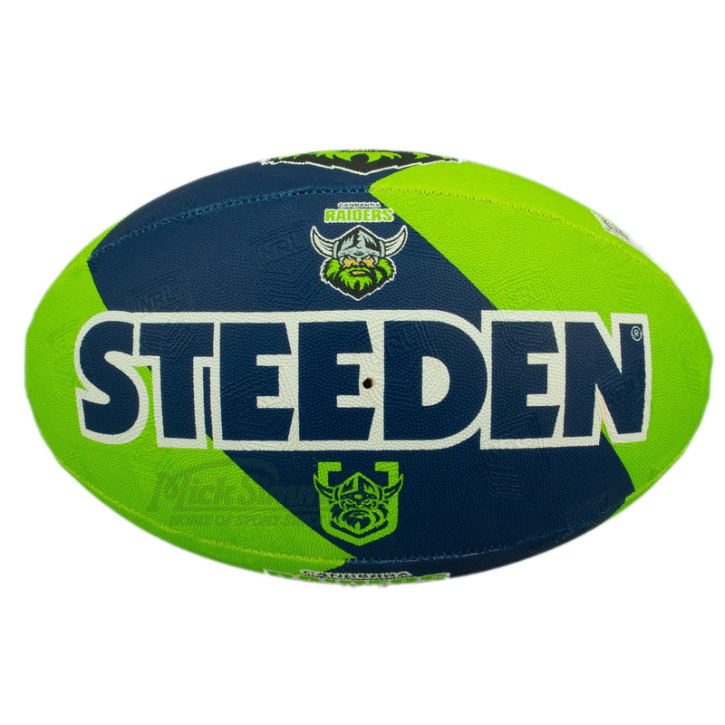 Steeden NRL Canberra Raiders Rugby League Supporter Ball Size 5 (Full Size) - new
