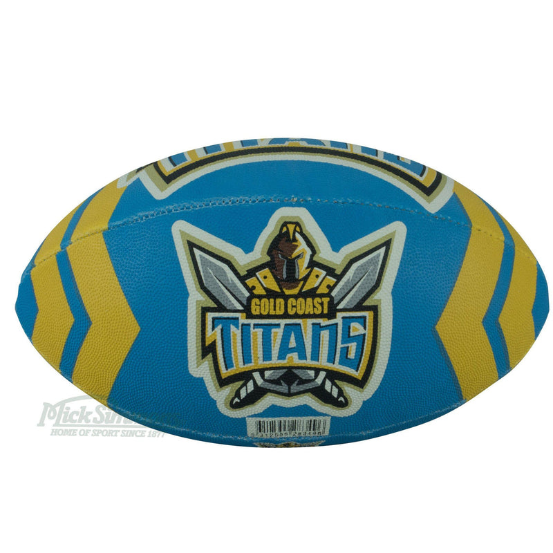 Gold Coast Titans Steeden NRL Rugby League Mini Ball (11 inch) 23 cm Length - new