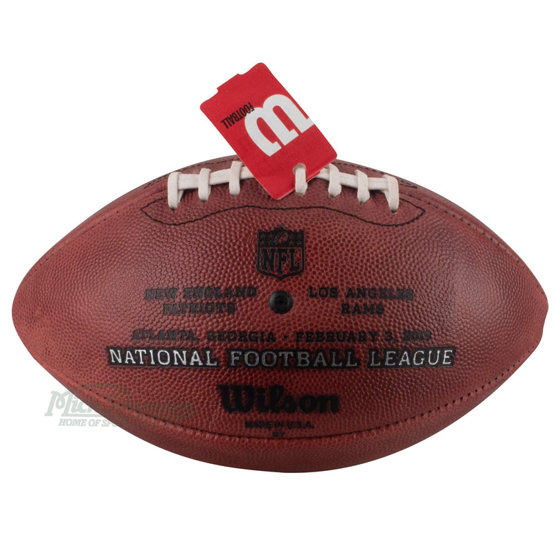 Wilson Super NFL Bowl Liii Commemorative Leather New England Patriots Championship Football - new