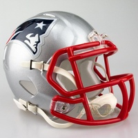 New England Patriots NFL Mini Speed Gridiron Helmet Football By Riddell