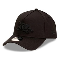 Penrith Panthers 9FORTY Black On Black Snapback Adjustable Cap NRL Rugby League Football By New Era