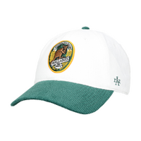 Wallabies Official Corduroy Adjustable Cap Ivory / Dark Green Rugby Union By American Needle