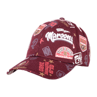 Queensland Maroons 2026 State of Origin All Over Logo NRL Rugby League By American Needle