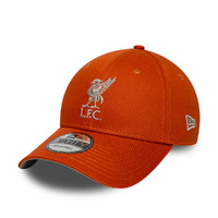 Liverpool FC Adult 9Forty Orange Strapback Cap Cloth Strap Adjustable Soccer Football By New Era