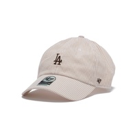Los Angeles Dodgers Seersucker Brown Baseball Cap Strapback Adjusted By '47 Brand