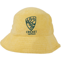 Cricket Australia Adult 2026 Terry Bucket Hat Headwear By Asics