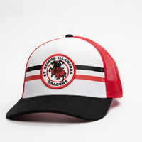 St George Illawarra Dragons NRL '21 Red Black Brushed Canvas Valin Cap Rugby League By American Needle