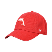 The Dolphins NRL Team Ballpark Red Cap Rugby League By American Needle