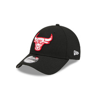 Chicago Bulls 9FORTY Black Snapback Adjustable NBA Cap Basketball By New Era