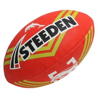 The Dolphins Supporter Ball NRL Rugby League Size 5 (Full Size) By Steeden