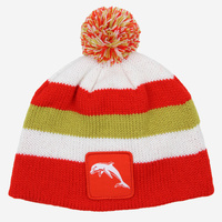 The Dolphines NRL Rugby League Baby Infant Beanie Football By Berley Sekem