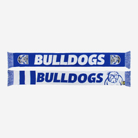 Canterbury Bankstown Bulldogs NRL Adult's Defender Scarf Rugby League Football By Burley Sekem