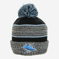 Cronulla Sharks Adult NRL Blitz Beanie Rugby League By Burley Sekem