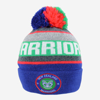 New Zealand Warriors Tundra Beanie NRL Rugby League Football By Burley Sekem