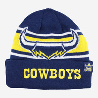 North Queensland Cowboys NRL Rugby League Transform Reversible Beanie Headwear By Berley Sekem