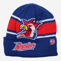 Sydney Roosters NRL Adults Transform Reversable Beanie By Burley Sekem
