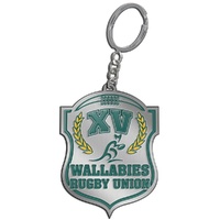 Wallabies Australia Rugby League Football Enamel Keyring By Licensing Essentials