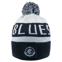 Carlton Blues AFL Football Bar Beanie By Burley Sekem