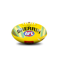 Sherrin 2025 Sir Doug Nicholls Round SDNR AFL Football Yellow Mini Soft Ball