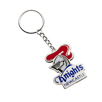 Newcastle Knights NRL Rugby League Team Metal Logo Key Ring Keychain
