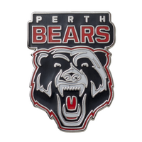 Perth Bears NRL Team Metal Logo Pin Badge By Trofe