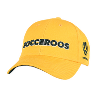 Australia Socceroos Classic Core Gold Cap Adjustable Soccer Football By Tidwell