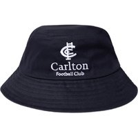 Calton Blues AFL Navy Crest Bucket Hat Cap Football By NAR