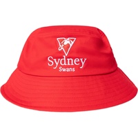 Sydney Swans AFL Red Crest Bucket Hat Cap Football By NAR