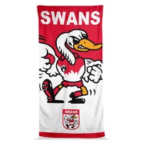 Sydney Swans AFL Football Jumbo Beach Towel By Licensing Essentials
