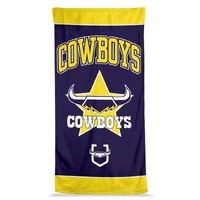 North Queensland Cowboys Rugby League NRL Jumbo Beach Towel By Licensing Essentials