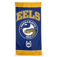 Parramatta Eels Rugby League NRL Jumbo Beach Towel By Licensing Essentials