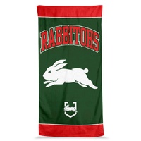 South Sydney Rabbitohs Rugby League NRL Jumbo Beach Towel By Licensing Essentials