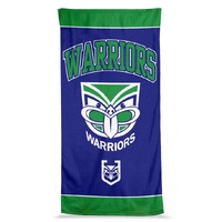 New Zealand Warriors Rugby League NRL Jumbo Beach Towel By Licensing Essentials