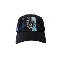 Fiji Bati Mens Black Training Strapback Cap Rugby League Football By Dynasty