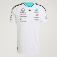 Mercedes AMG Petronas 2026 Formula One Team White Driver Jersey By Adidas