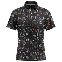 Penrith Panthers Scrambler Golf Polo Shirt NRL Rugby League Football By Ashtabula