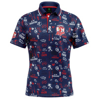 Sydney Roosters Scrambler Golf Polo Shirt NRL Rugby League Football By Ashtabula