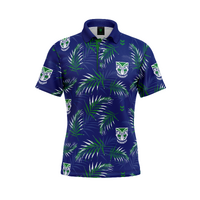 New Zealand Warriors Palm Beach Golf Polo Shirt NRL Rugby League Football By Ashtabula