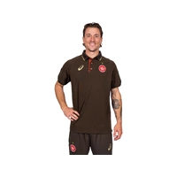Western Sydney Wanderers 2026/27 Polo Shirt Football Soccer By Asics