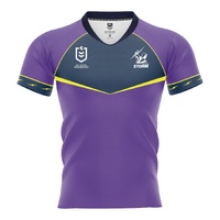 1 Melbourne Storm Kids Home Supporter Jersey NRL Rugby League By Burley Sekem