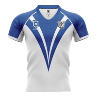 1 Canterbury Bankstown Bulldogs Men's Home Supporter Jersey NRL Rugby League By Burley Sekem