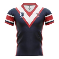 1 Sydney Roosters Kids Home Supporter Jersey NRL Rugby League By Burley Sekem